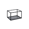 Elita LOOK Stelaż podszafkowy 60 BLACK z półką szklaną 167665/RE150600107160